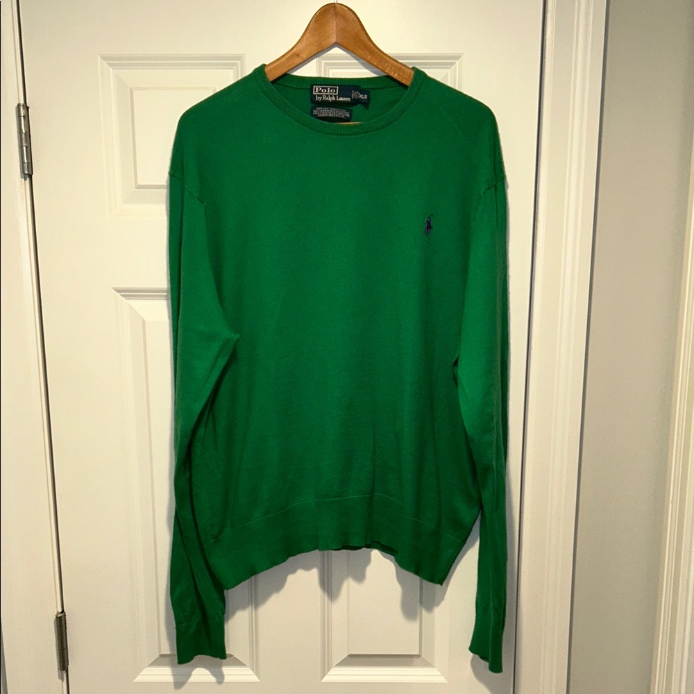 Polo by Ralph Lauren Green Crewneck Sweater